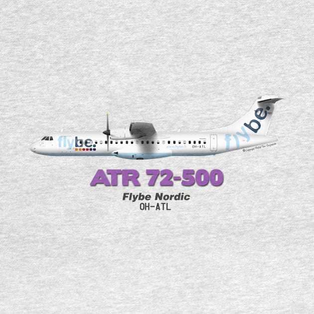 Avions de Transport Régional 72-500 - Flybe Nordic by TheArtofFlying